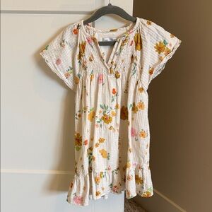 Zara Kids Dress with Colorful Floral Pattern